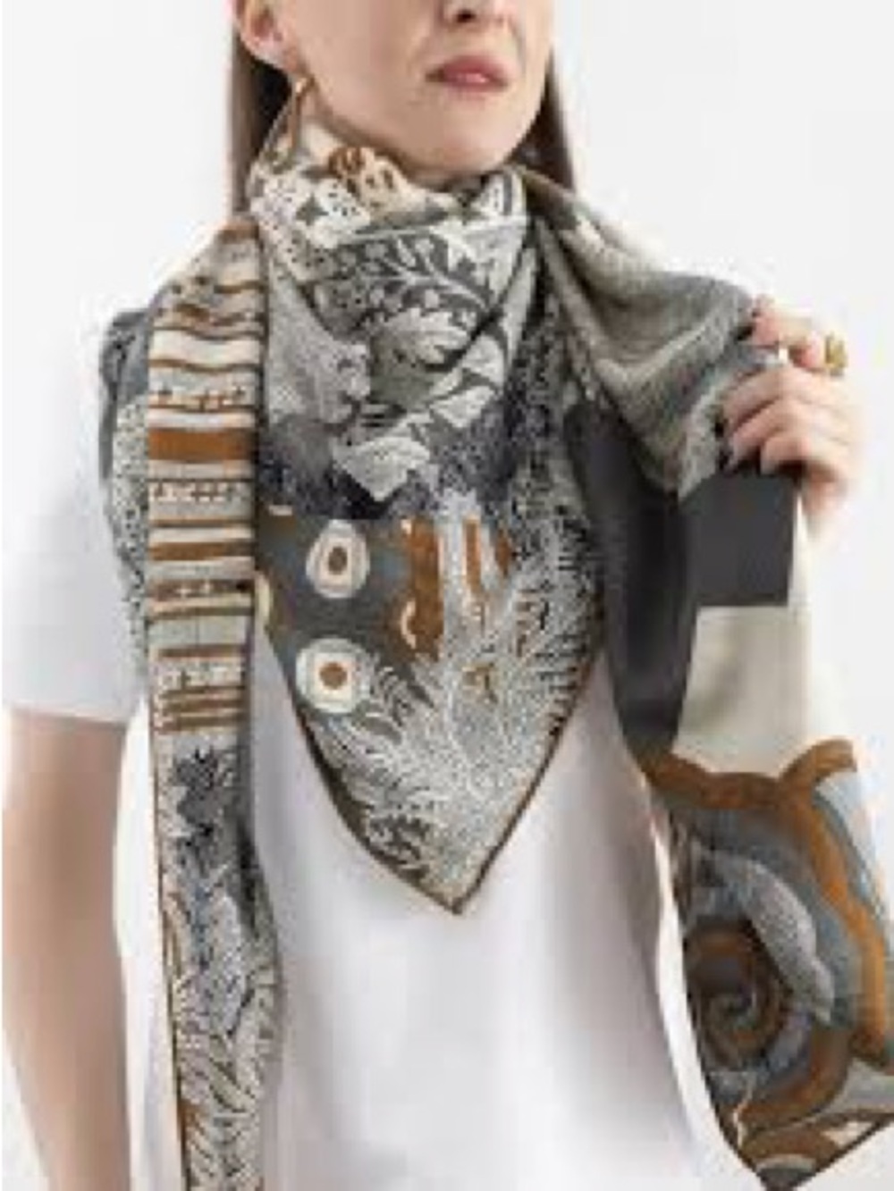 Cashmere and Silk Scarf Shakespeare
